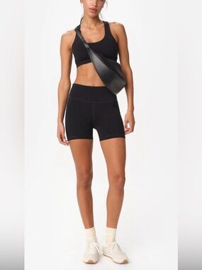 Mate The Label Organic Stretch Biker Short 4"